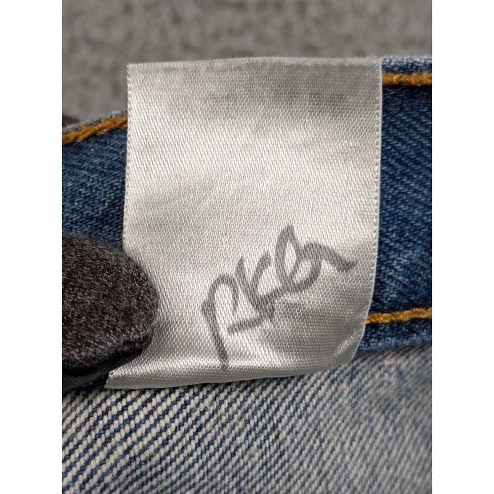 Levi's Jeans Mens 38x36 (Actual 35x32) 501 XX Button Fly Distressed Y2K Blue - Picture 15 of 16